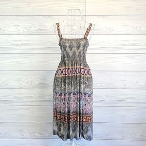 Arianna by Howard's silk blend summer midi dress Women's Size S